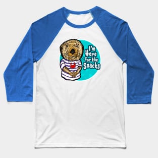 CUTE FROM HOME Otter Baseball T-Shirt